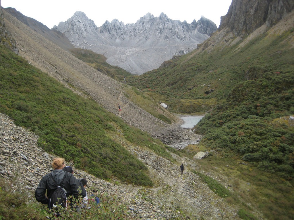 Students experiencing a village homestay in the Pamir Mountains on a school trip to China