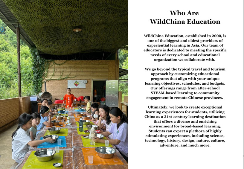 WildChina Education Brochure 2023