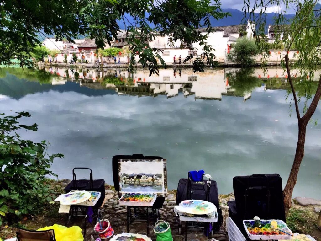 Service learning program in Anmei Village