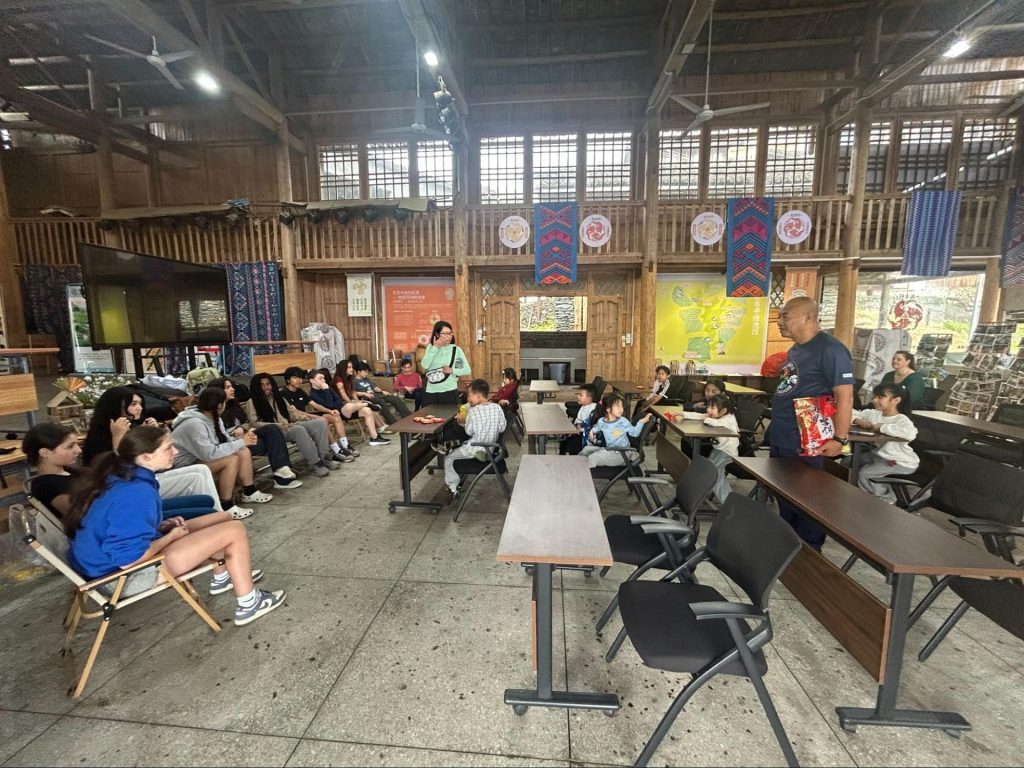 Students reflecting on their learning during a Yunnan educational travel program.